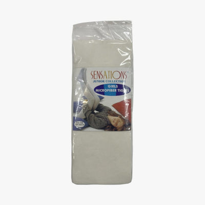 LADIES KIDS MICROFIBER TIGHTS SENSATIONS XL SOCKS OFF.WHITE - 1414