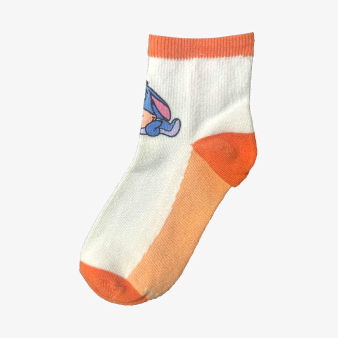 GIRLS KIDS DISNEY WORLD CHARACTERS CREW SOCKS SIZE 4-10 - 1637