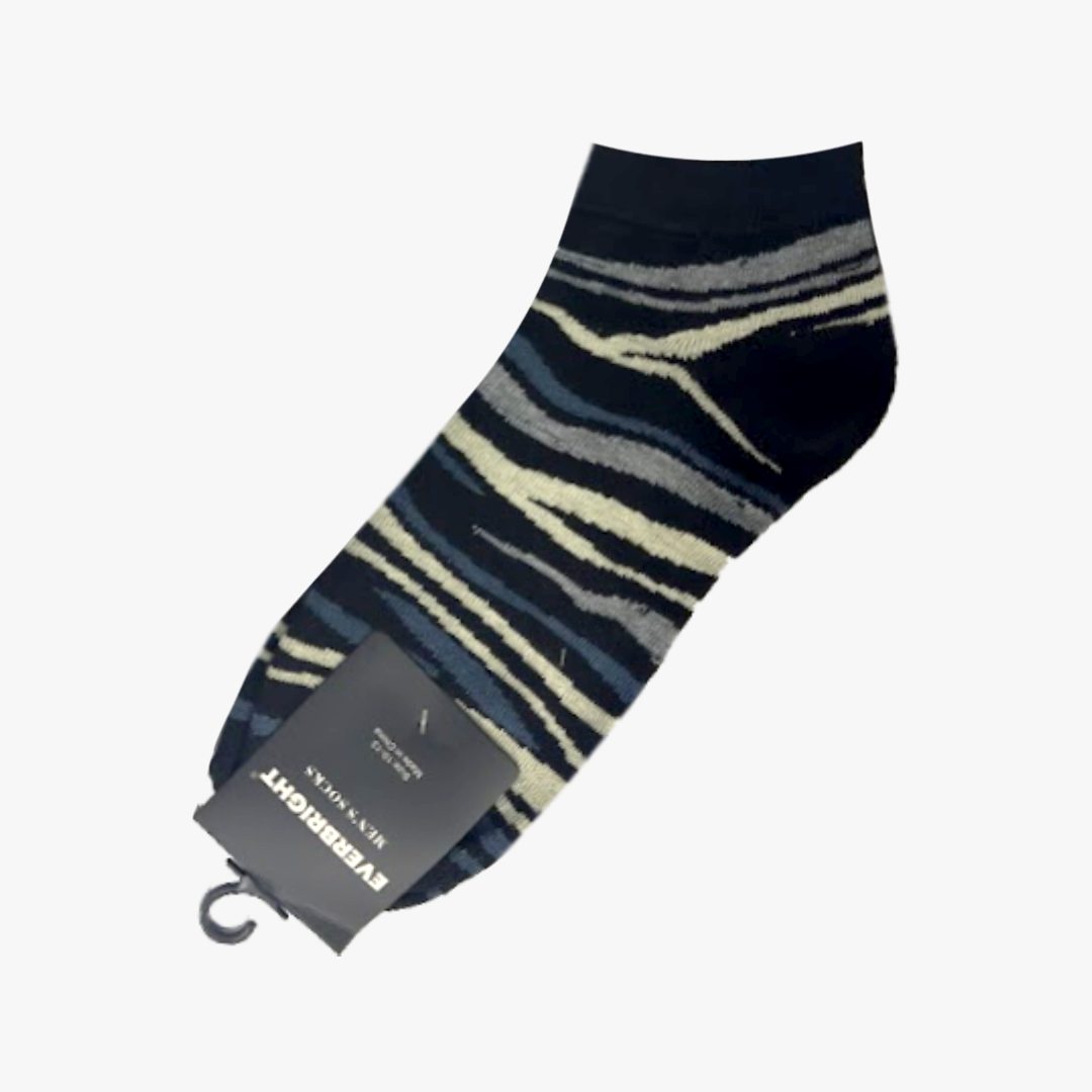 EVERBRIGHT MEN FASHION LOWCUT SOCKS 12 PACK 10-13 (EMA1018) - 2085