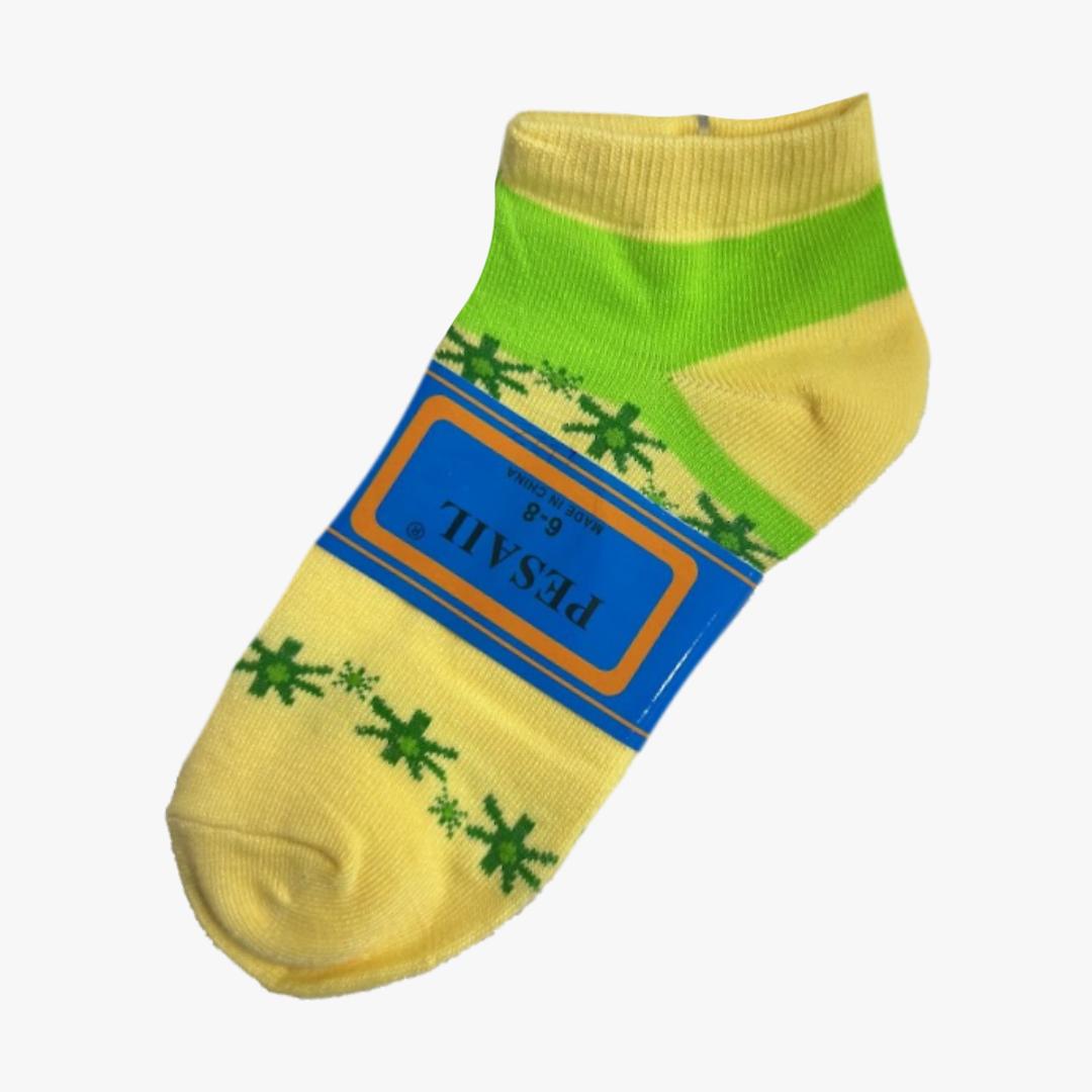 WHOLESALE 3-PK PESAIL KIDS SOCKS ANKLE (521FL010) ASSORTED - 2278