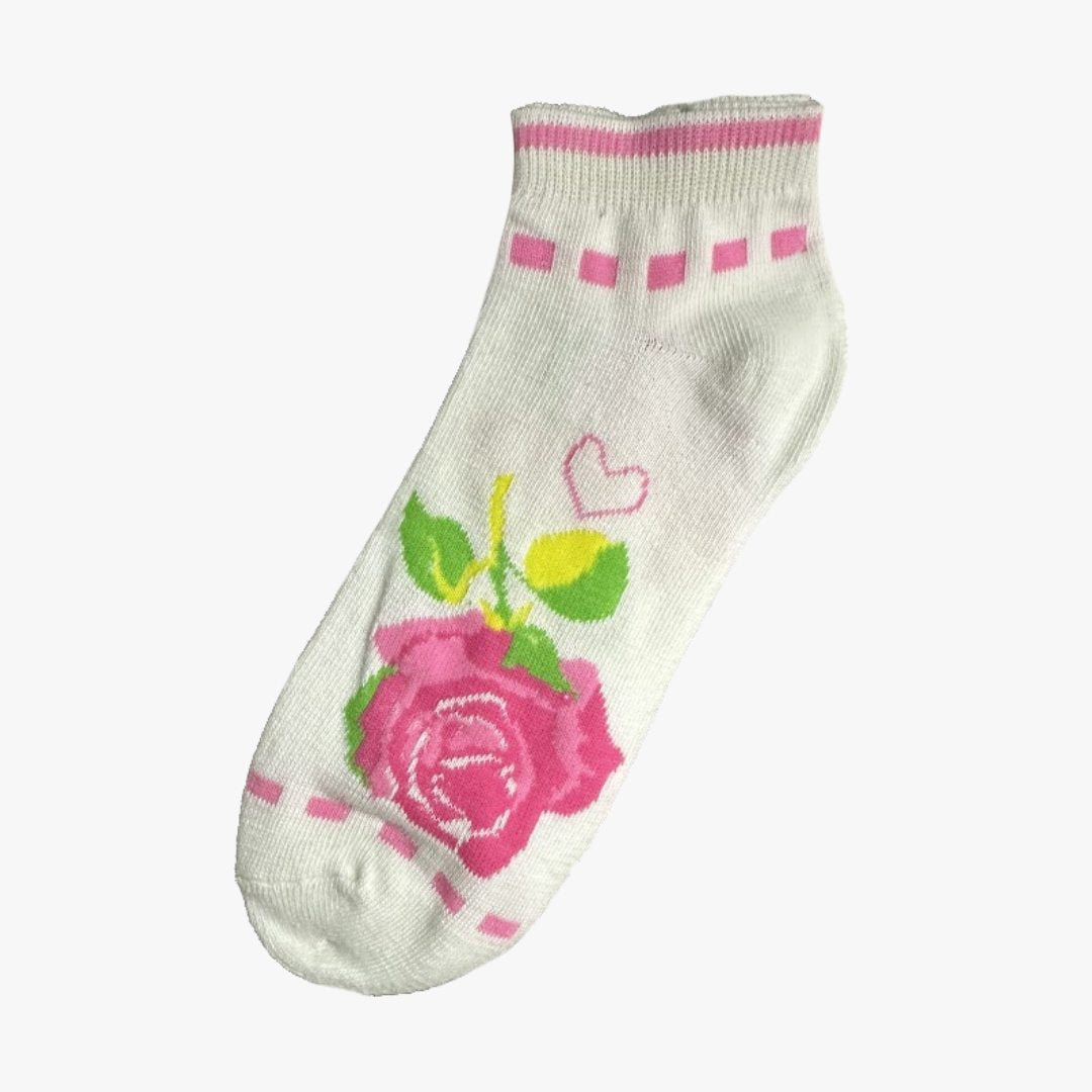 WHOLESALE 3 PACK FASHION COLLECTION LOWCUT LADIES SOCKS (GLME FLWR) 9-11 - 2295