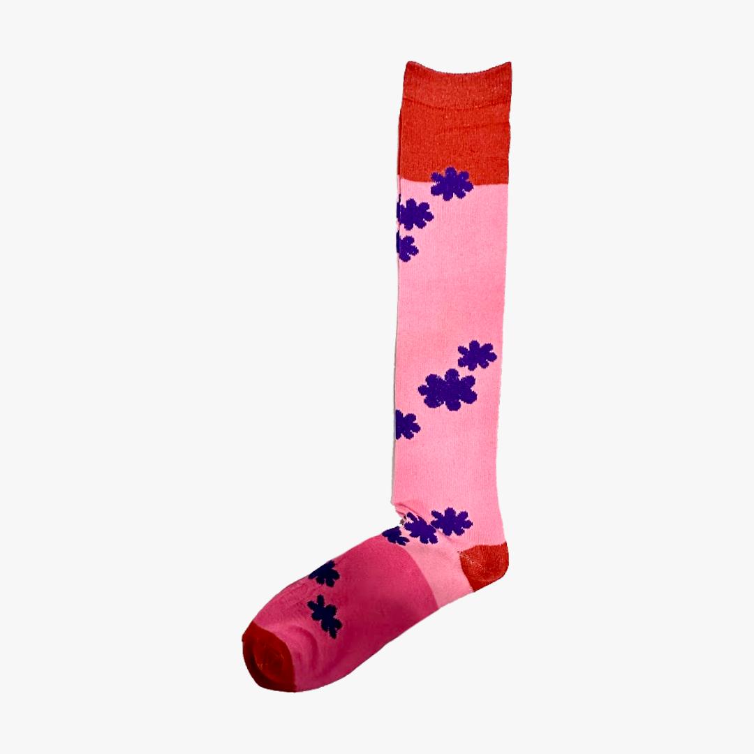 WHOLESALE LADIES FASHION KNEE HIGH SOCKS U-GIRL 9-11 (8105) ASSORTED - 2335