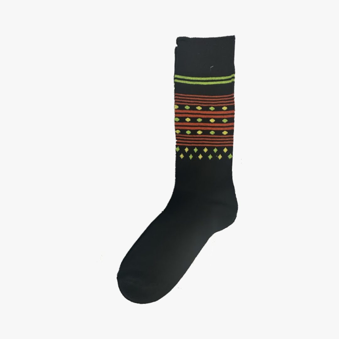 YELETE MEN FASHION DRESS SOCKS 12 PACK 10-13 (513DS027) - 2710