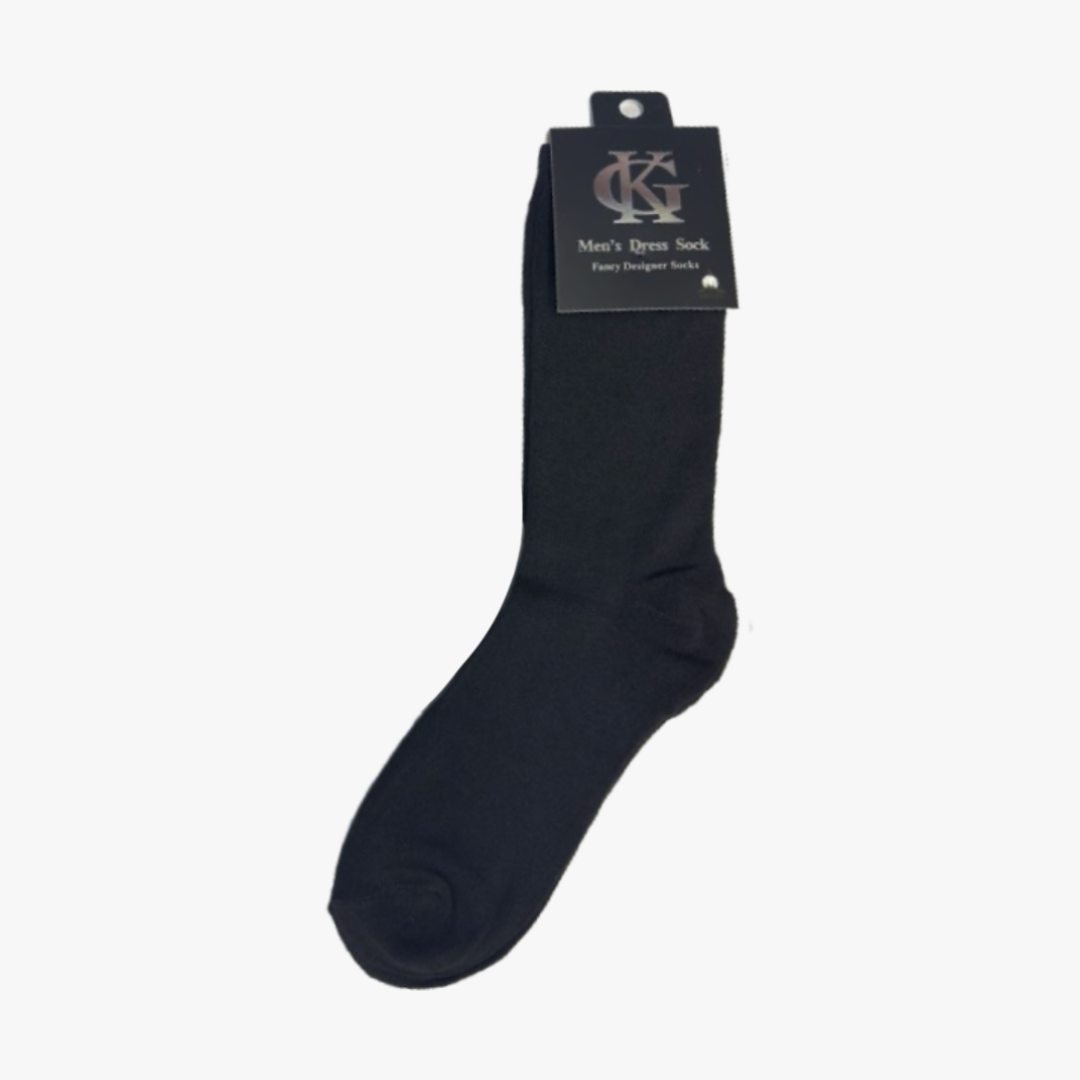 GK MEN DRESS SOCKS 12 PACK 10-13 BLACK - 2715