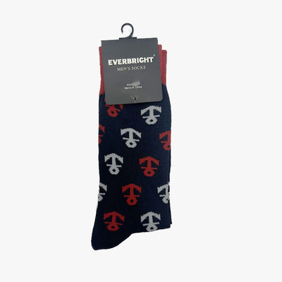EVERBRIGHT MEN FASHION DRESS SOCKS 12 PACK 10-13 (EBMZ-923) - 2718