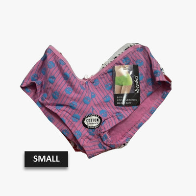 LADIES SOPHIA UNDERWEAR SMALL ASSORTED (LB80100C) - 3126