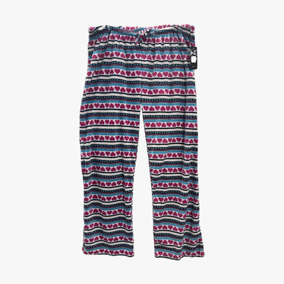 LADIES PAJAMA PANTS SMALL-XL (HEARTS STRIPS) - 3444