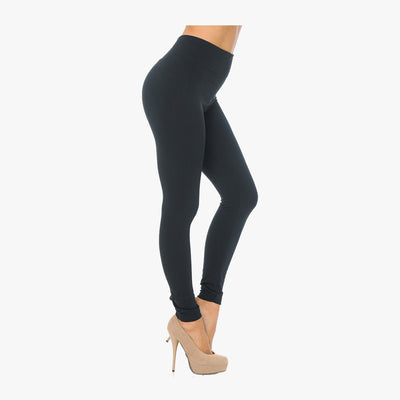 LADIES FLEECE LINED LEGGING PANTS ONE SIZE BLACK (TRUE ROCK Z-100) - 3536
