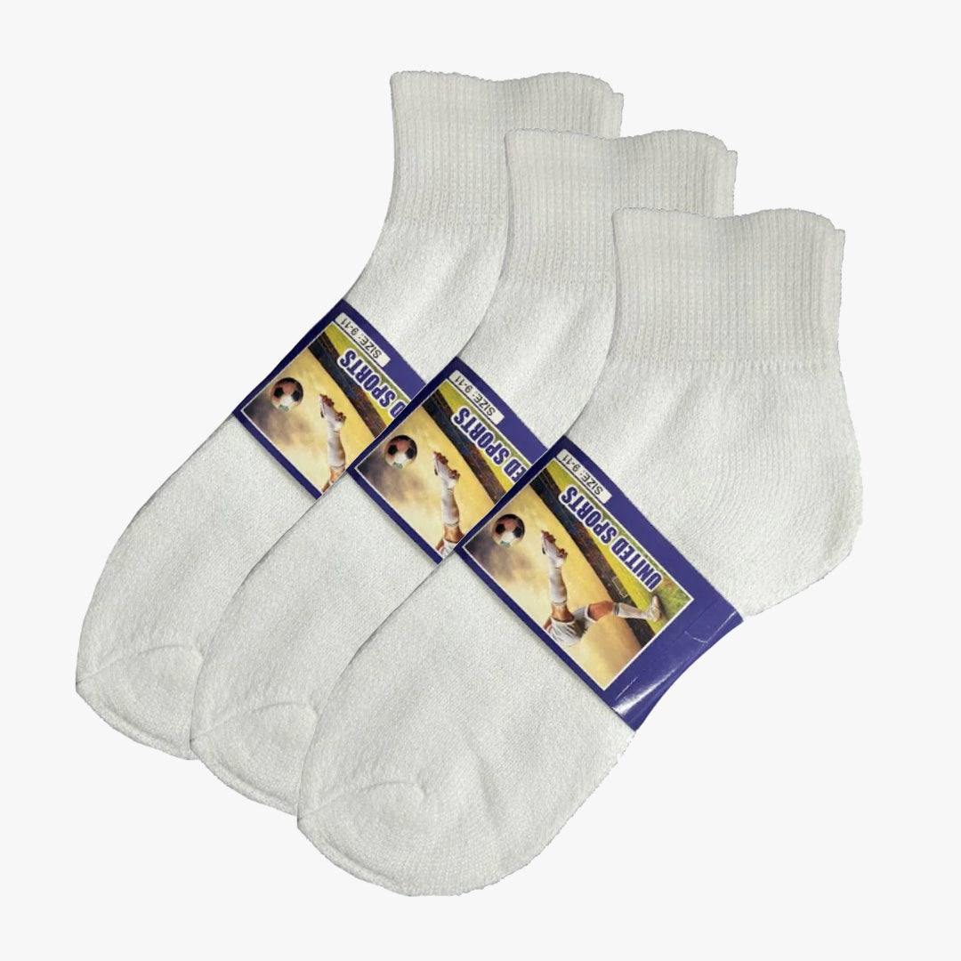 3-PACK QUARTER WHOLESALE MEN SOCKS UNITED ATHLETICS - 2852