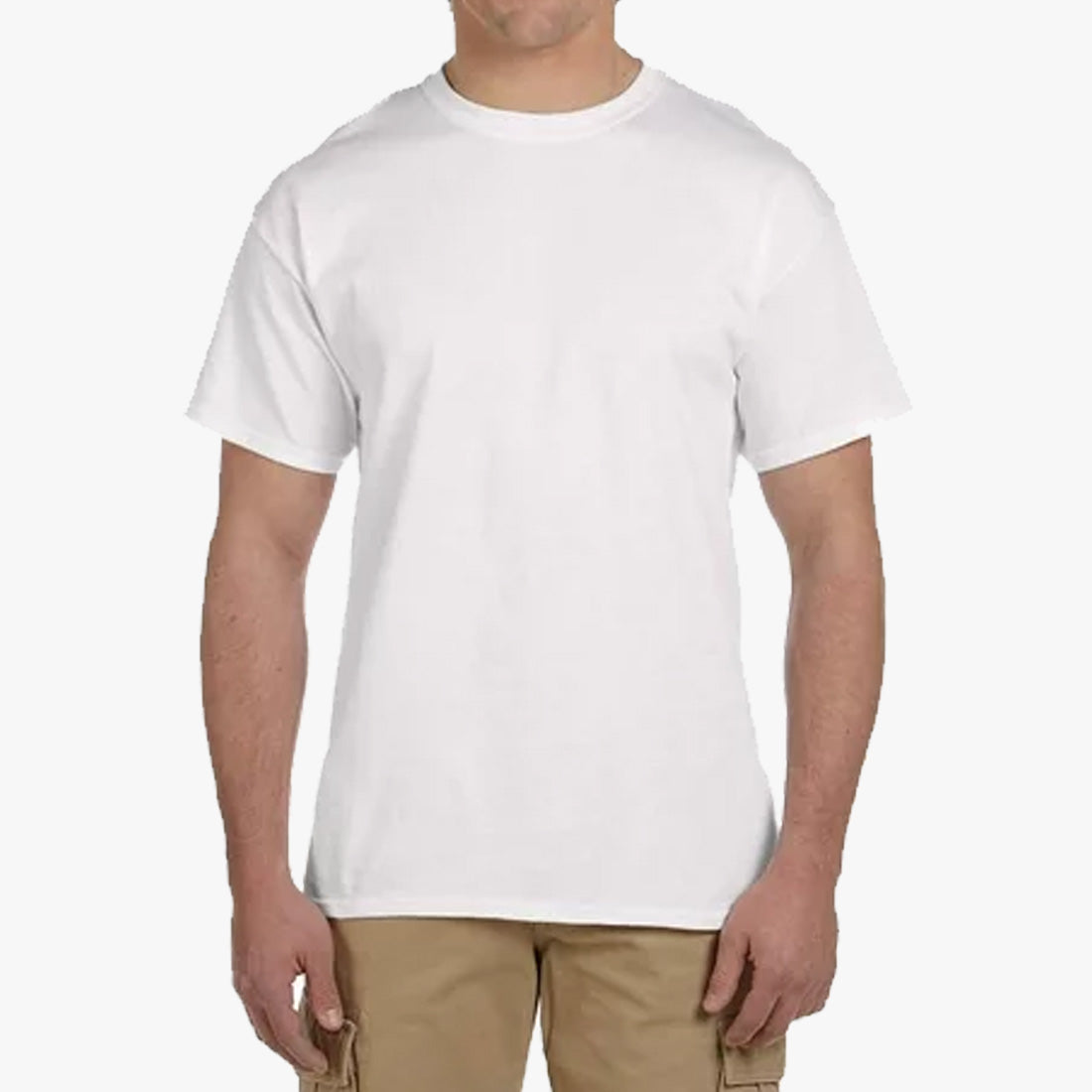UT WHITE MEN SHORT SLEEVE HIGH-QUALITY COTTON T-SHIRTS - 4301