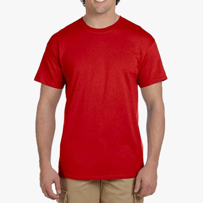 RED UT MEN SHORT SLEEVE HIGH-QUALITY COTTON T-SHIRTS - 4301