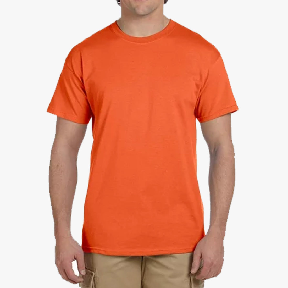 ORANGE UT MEN SHORT SLEEVE HIGH-QUALITY COTTON T-SHIRTS - 4301