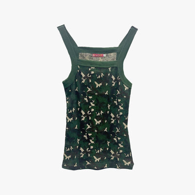 LADIES SOUL LOT CAMOUFLAGE TANK TOP S-XL - 4489