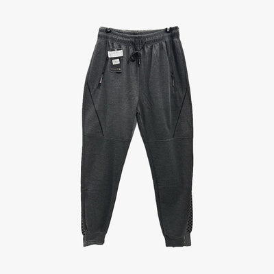 MEN JOGGER SWEATPANTS WITH ZIPPER POCKETS (641058) GREY - 4757