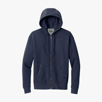MEN URBANSPIRIT FLEECE LINED ZIP UP HODDIE (NAVY) - 4935