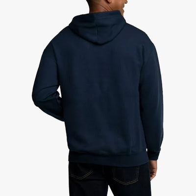 UNITED TEXTILE DETRIOT LOGO HIGH-QUALITY PULLOVER HOODIE WITH DRAWSTRING - 4978