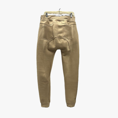 MEN MIKEY 62 DESIGNER FLEECE LINED JOGGER HEAVY WEIGHT SWEATPANTS (BEIGE) - 5467