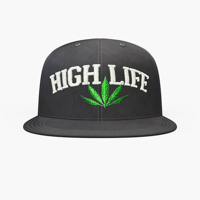 HIGH LIFE FLAT SNAPBACK CAP MARIJUANA ASSORTED - 602501450