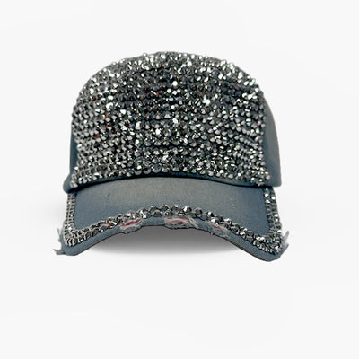 FULL FRONT RHINESTONES FASHION LADIES JEANS CAP ASSORTED - 60250188