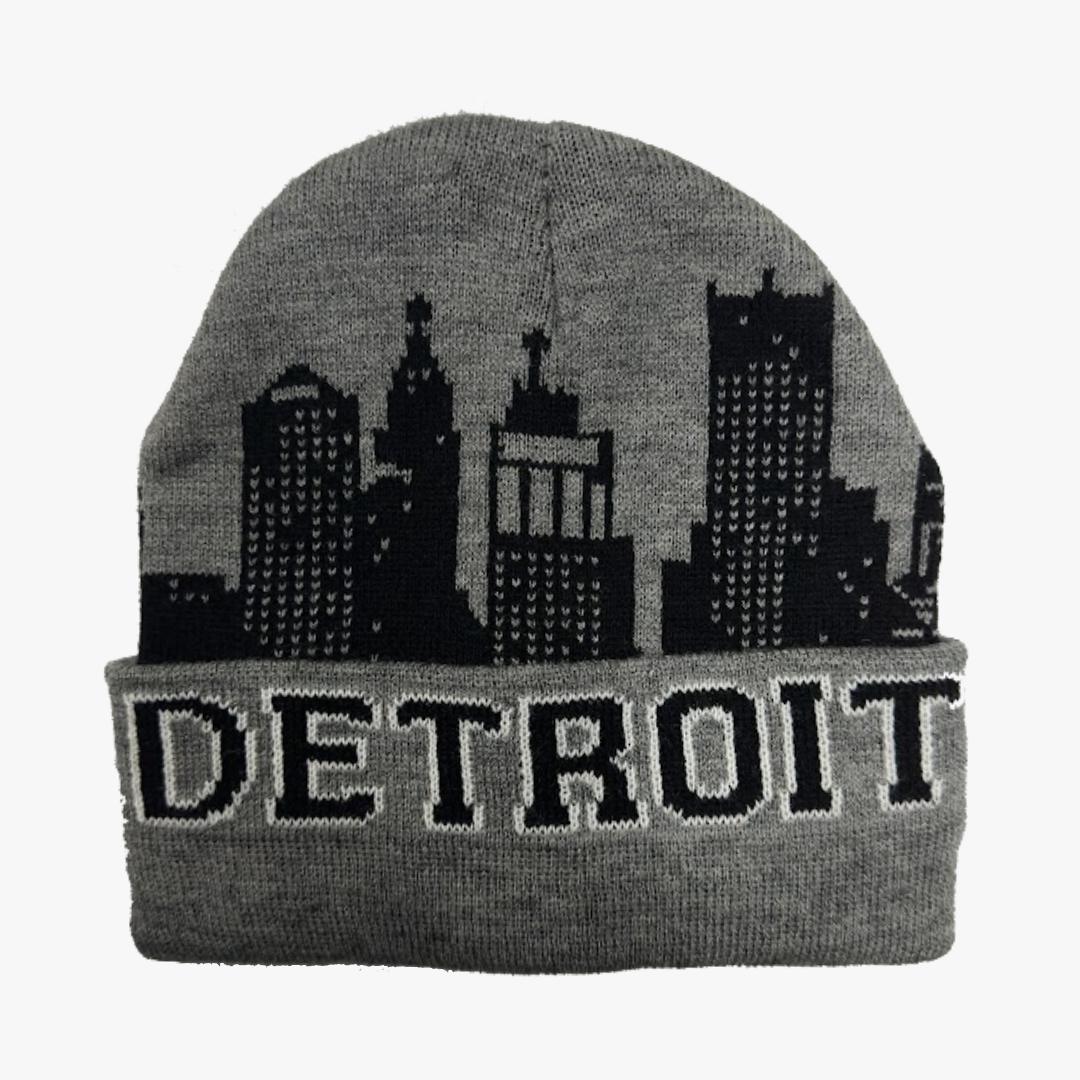 DETROIT CITY WINTER HAT ASSORTED - 6037