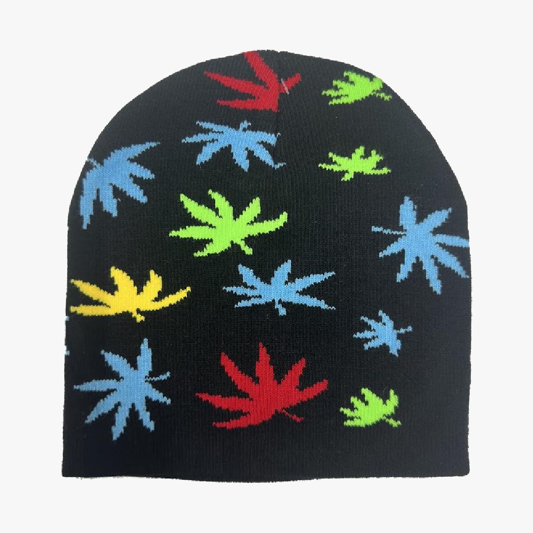 WINTER MARIJUANA HAT ASSORTED (Wn80412) - 6089
