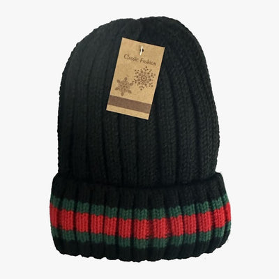 WINTER FASHION HEAVY WARM FOLDED GOUCCI HAT ASSORTED - 6549
