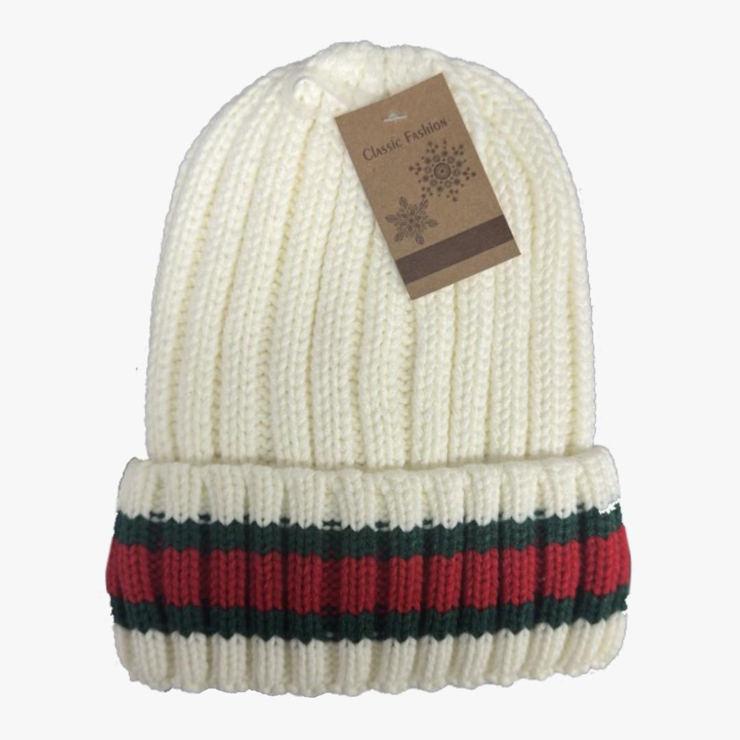 WINTER FASHION HEAVY WARM FOLDED GOUCCI HAT ASSORTED - 6549