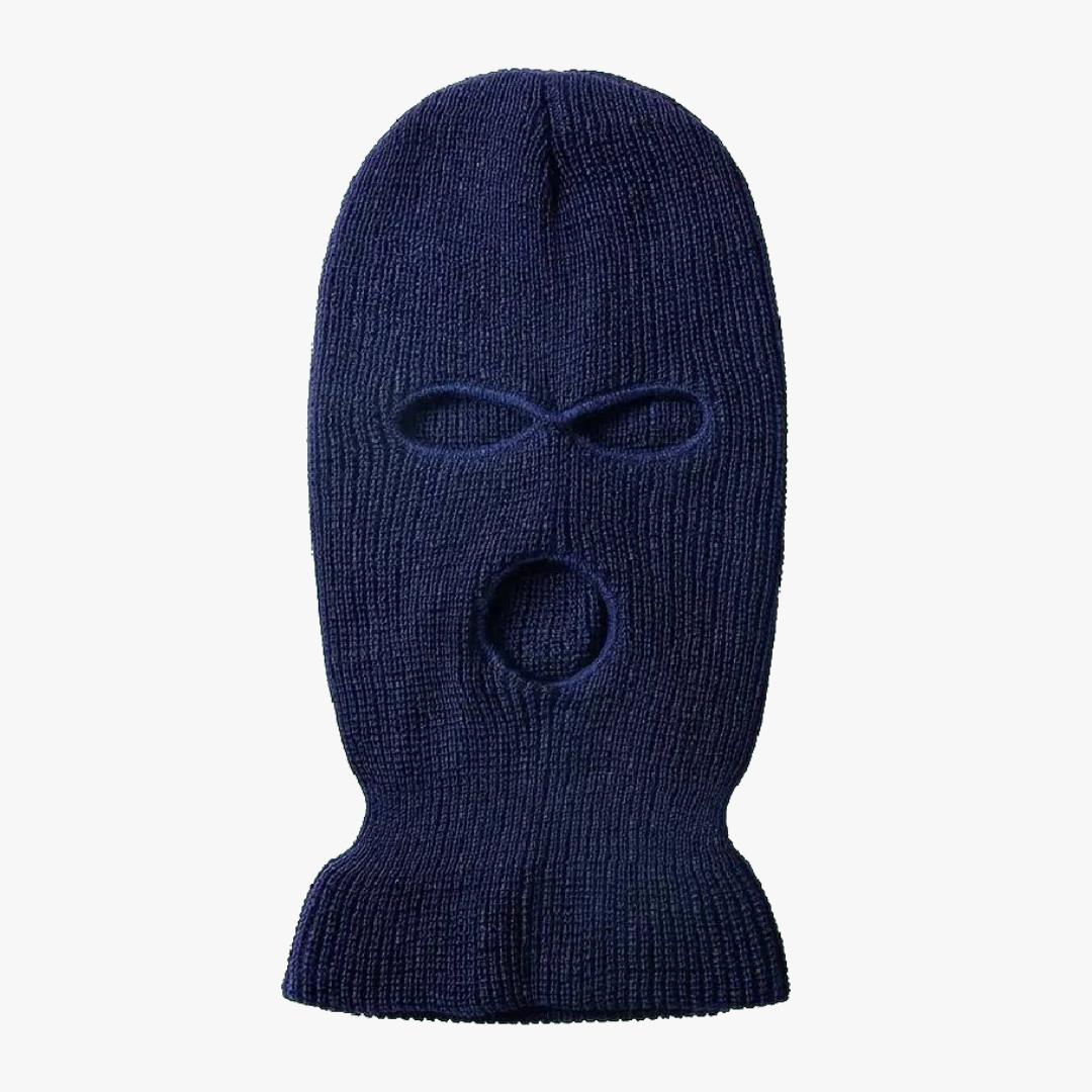 WHOLESALE KNIT BALACLAVA SKI MASK 3 HOLES ASSORTED COLORS - 6637