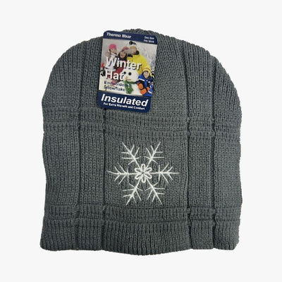 WINTER HAT SNOWFLAKE (24157) ASSORTED - 6648