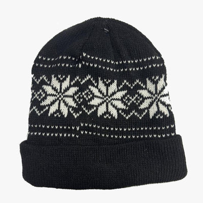 LAIDES THERMAL WINTER HAT (10021) SNOWFLAKE ASSORTED - 6655