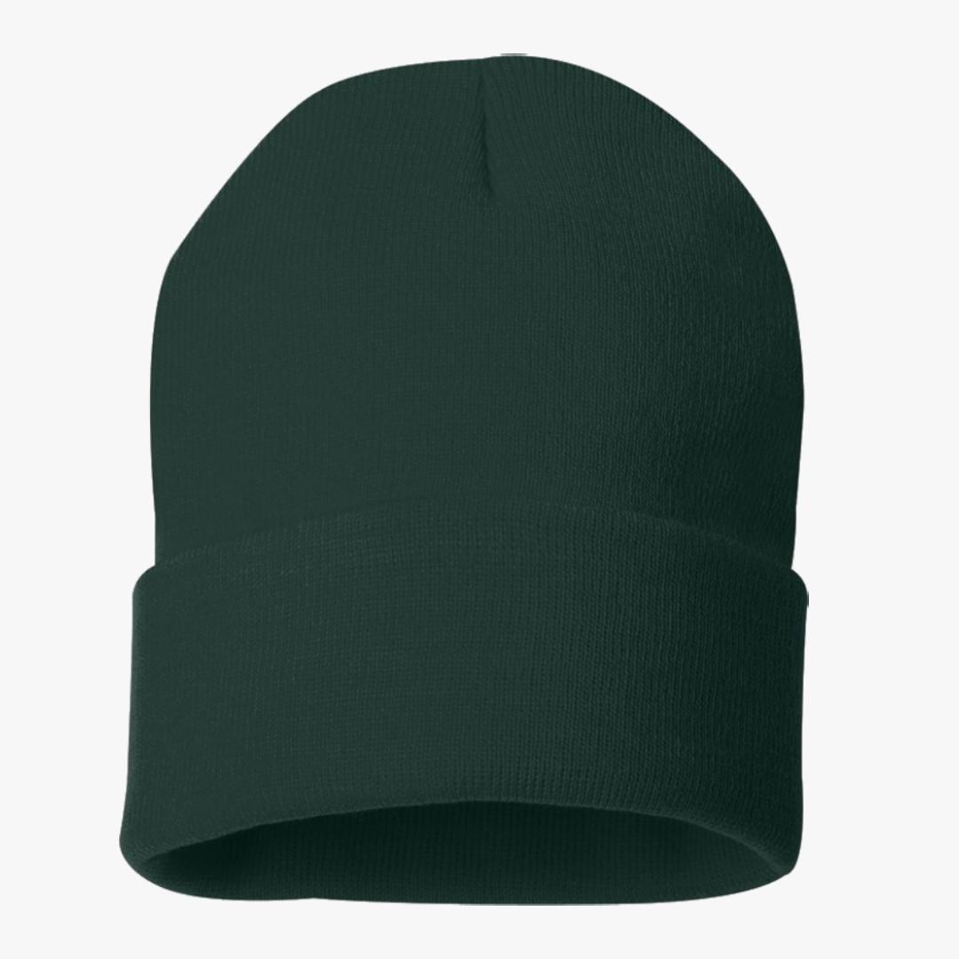 UNISEX CUFFED PLAIN WINTER HAT ROYAL BLUE - 6692