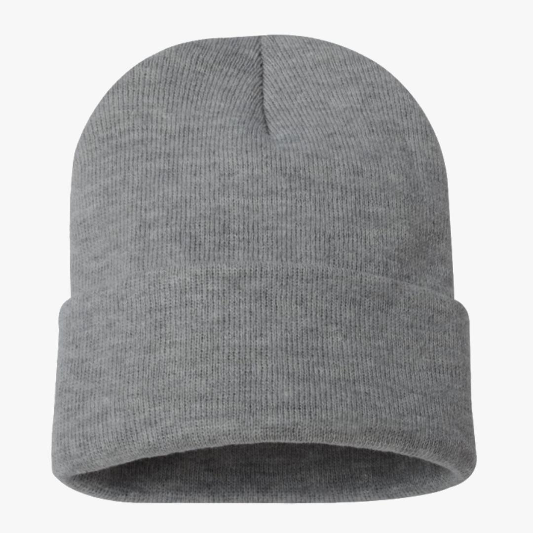 UNISEX CUFFED PLAIN WINTER HAT ROYAL BLUE - 6692