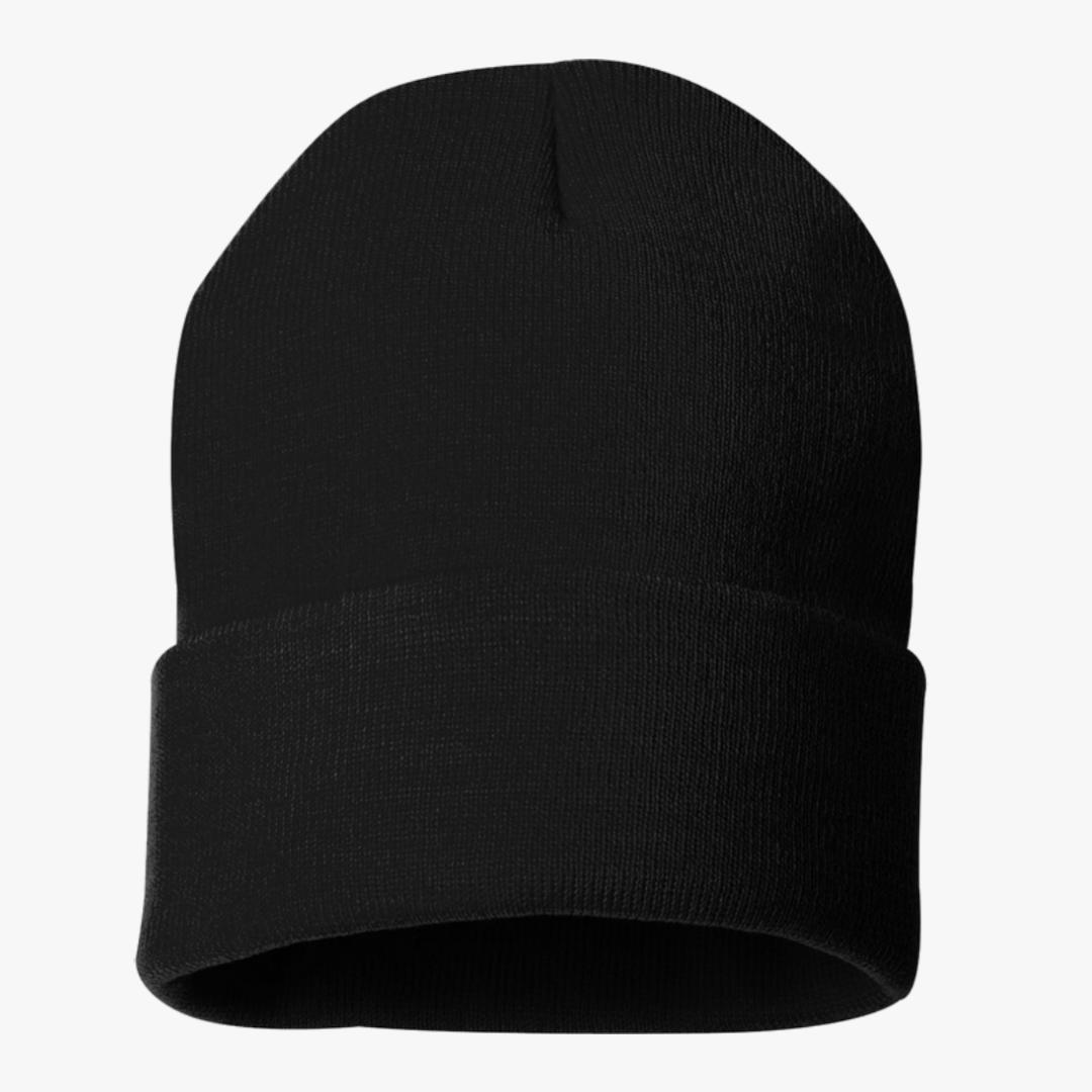 UNISEX CUFFED PLAIN WINTER HAT ROYAL BLUE - 6692