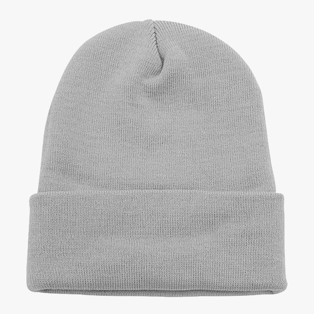 UNISEX CUFFED PLAIN WINTER HAT ROYAL BLUE - 6692