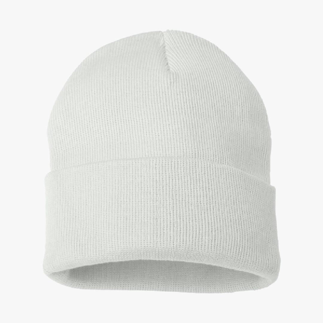 UNISEX CUFFED PLAIN WINTER HAT ROYAL BLUE - 6692