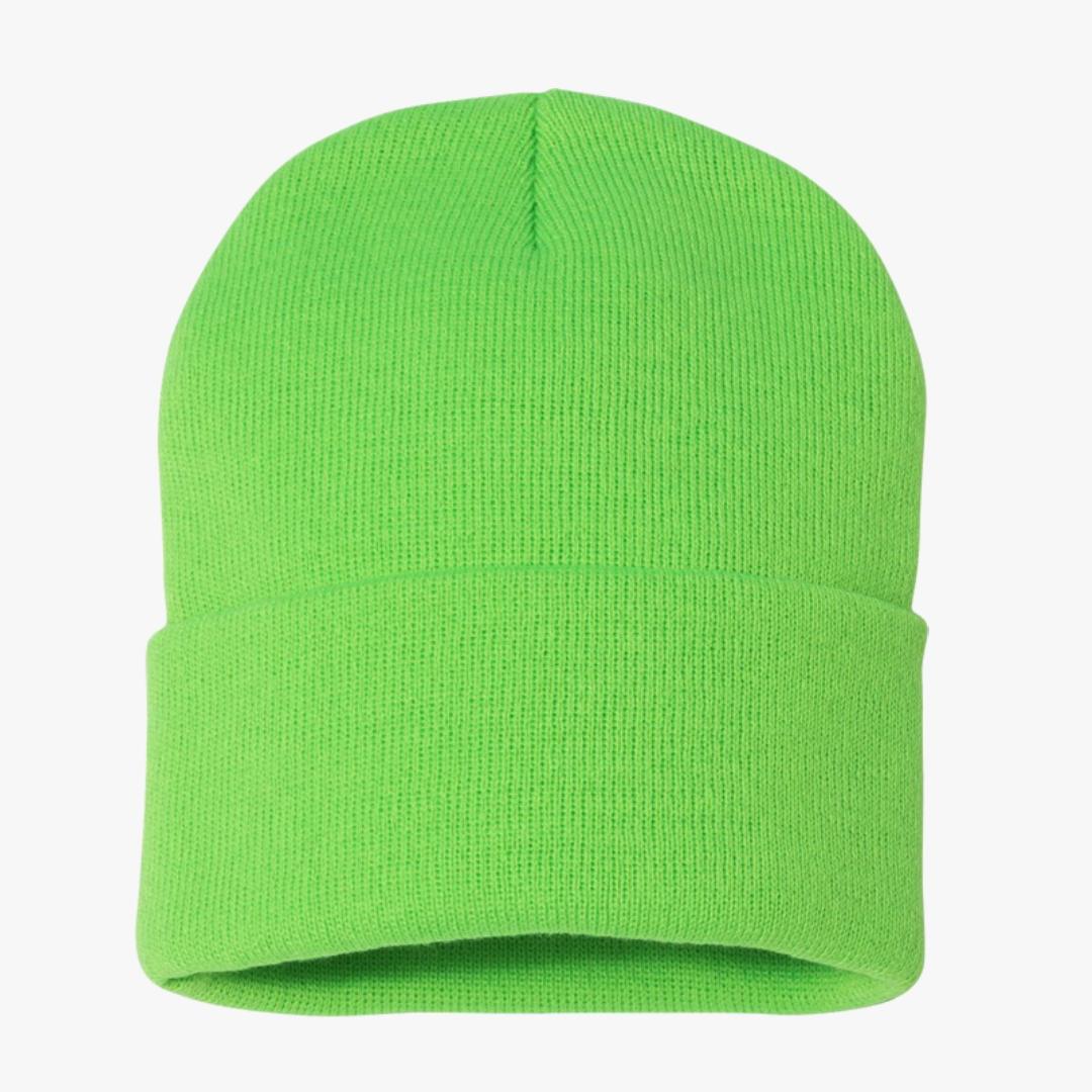 UNISEX CUFFED PLAIN WINTER HAT ROYAL BLUE - 6692