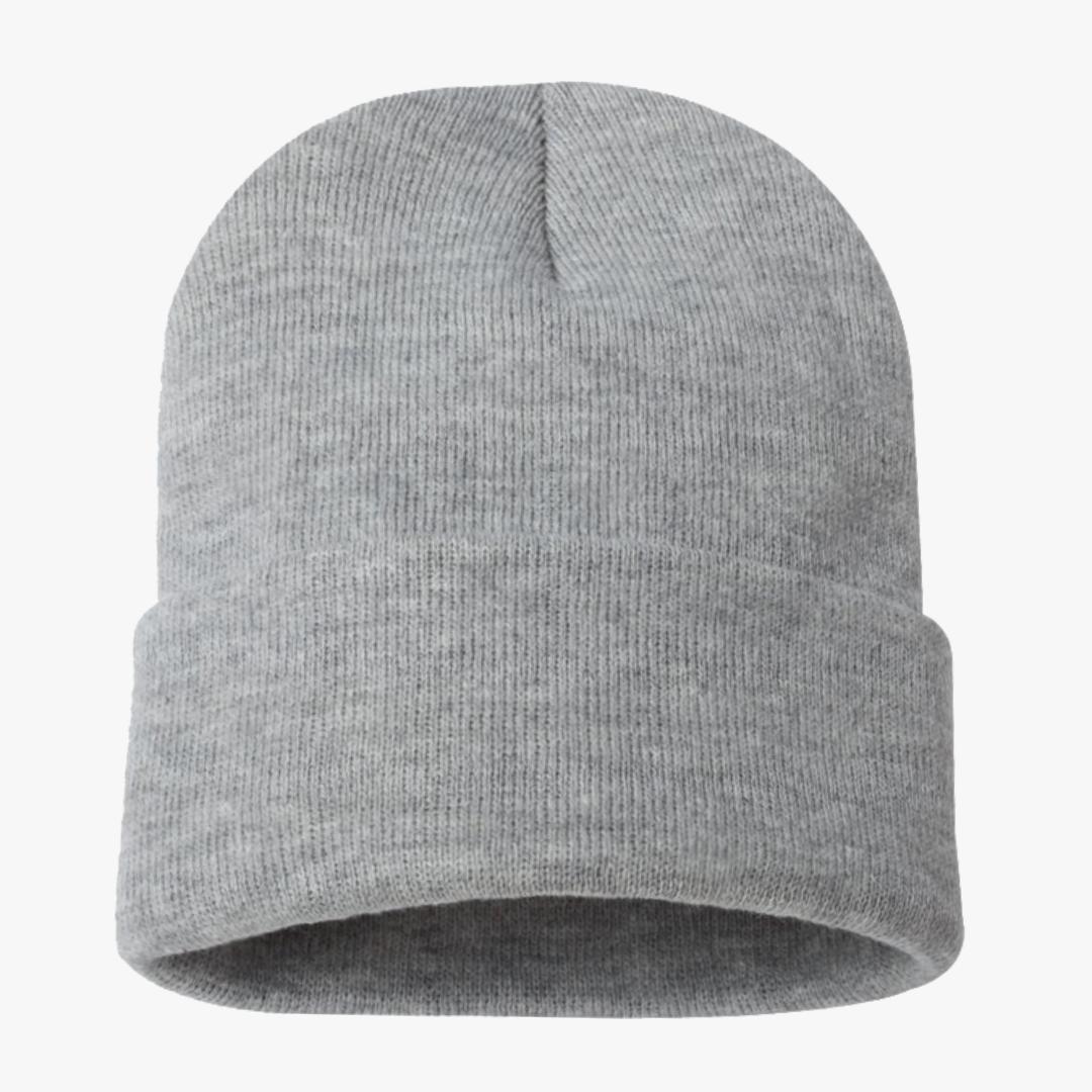 UNISEX CUFFED PLAIN WINTER HAT ROYAL BLUE - 6692