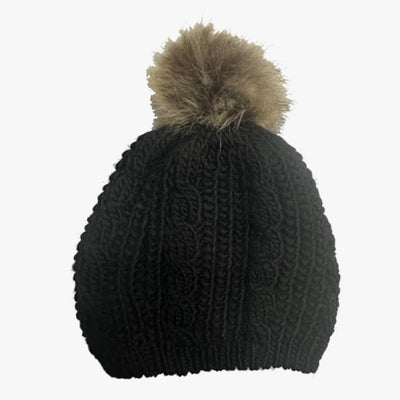 LADIES FASHION CABLE KNIT WINTER HAT (33148) ASSORTED - 6711