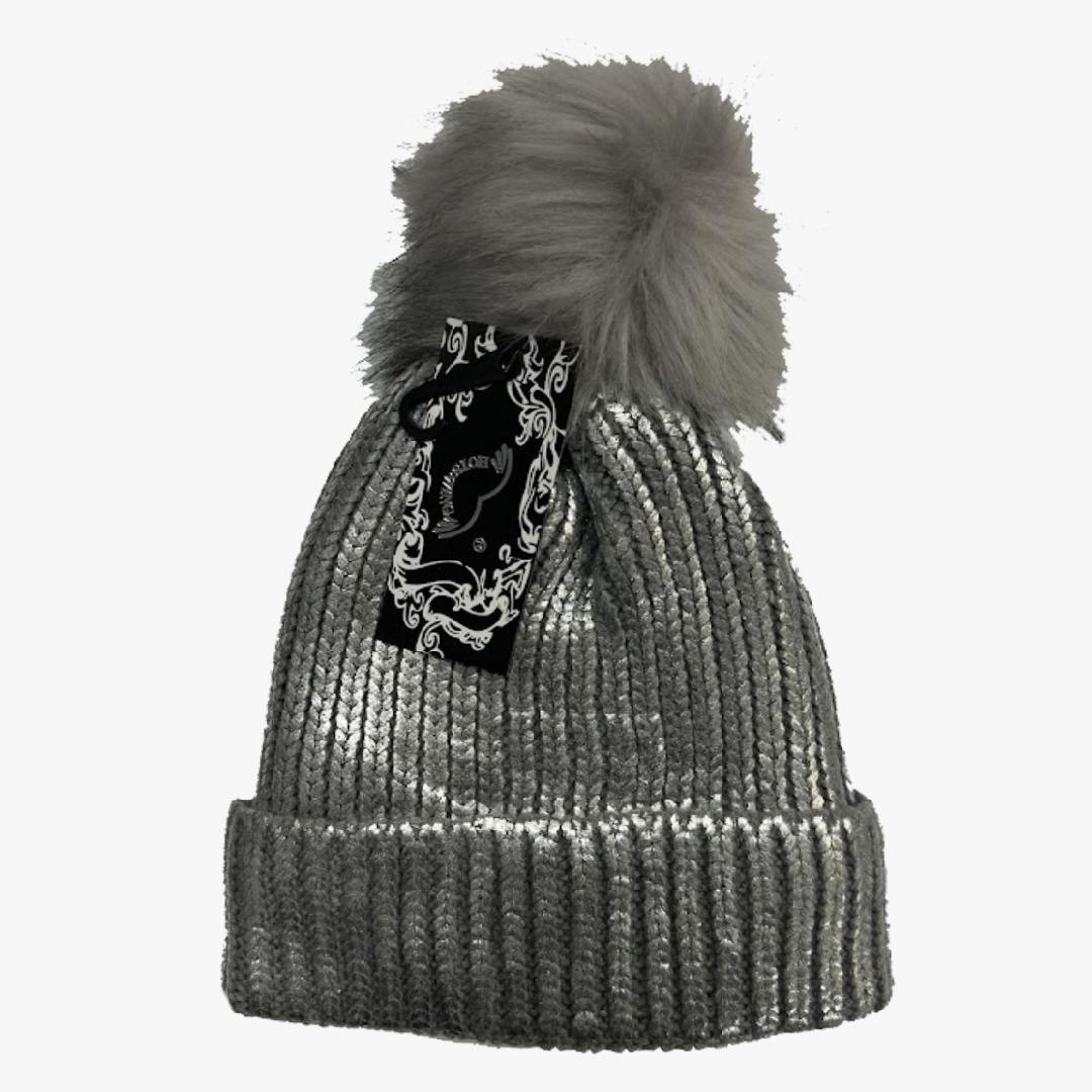 LADIES SHINNY FASHION WINTER HAT (HY5933) ASSORTED - 6715