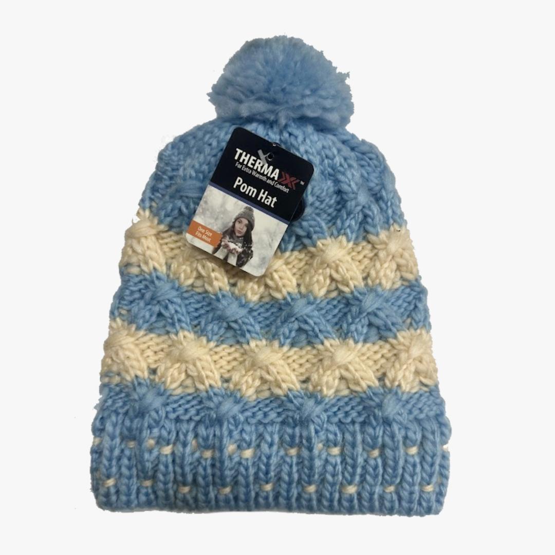 LADIES FASHION KNIT WINTER HAT (10118) ASSORTED - 6719