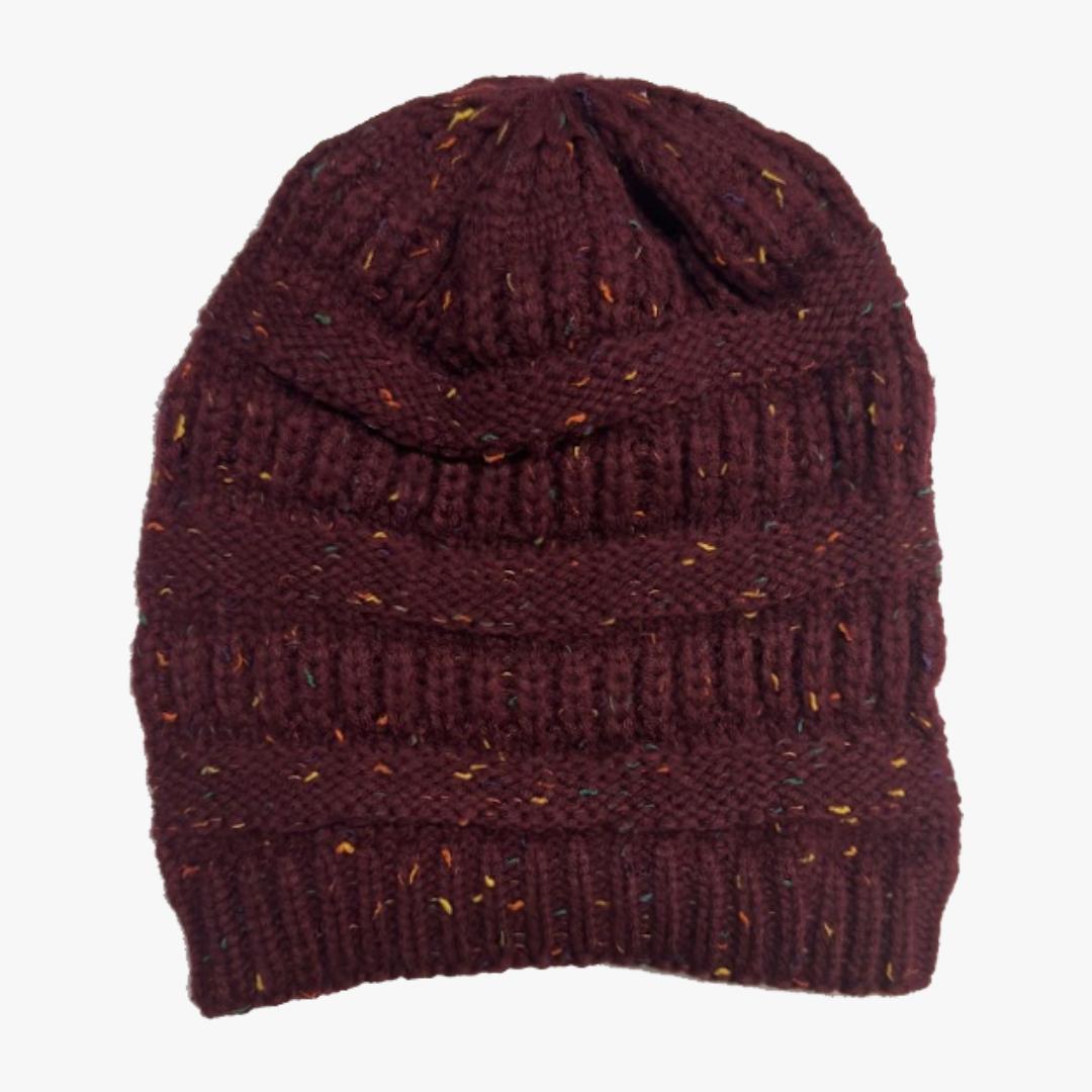 LADIES FASHION WINTER KNIT HAT(33159) ASSORTED - 6724