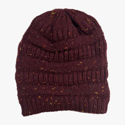LADIES FASHION WINTER KNIT HAT(33159) ASSORTED - 6724