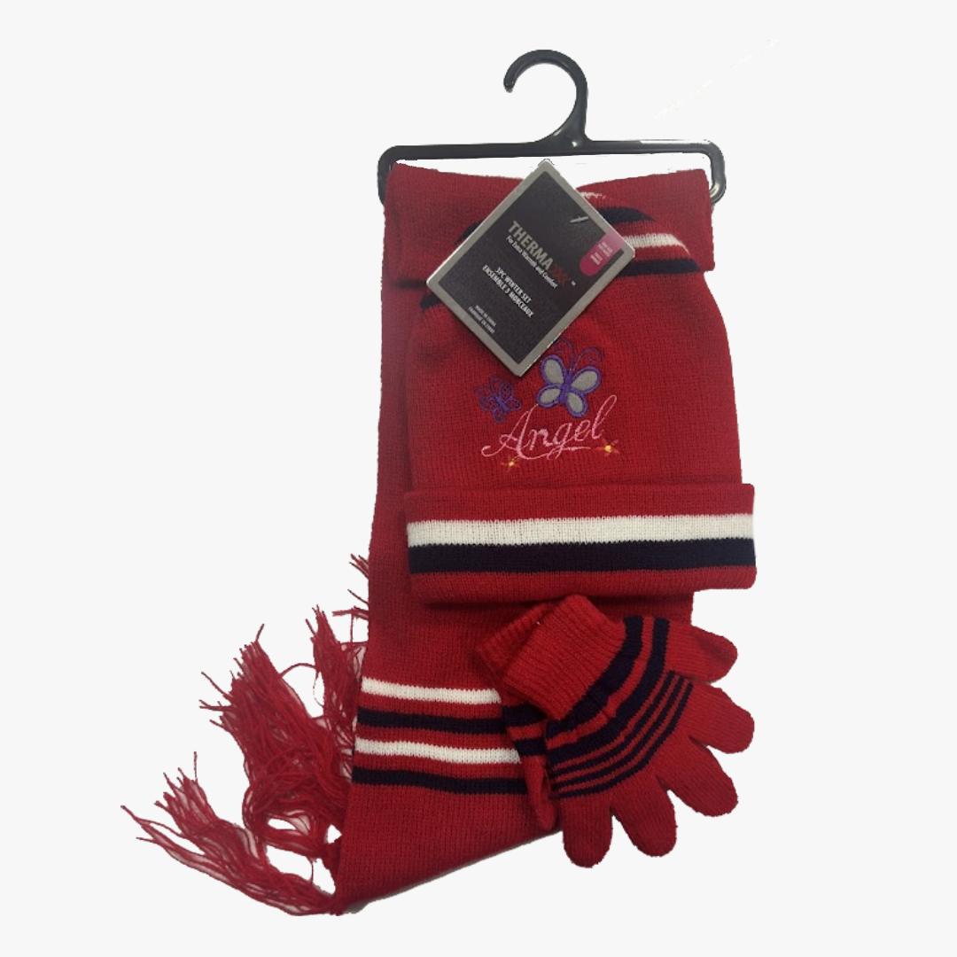 THERMAX KIDS WINTER HAT SCARF GLOVES SET (10301) ASSORTED - 6984