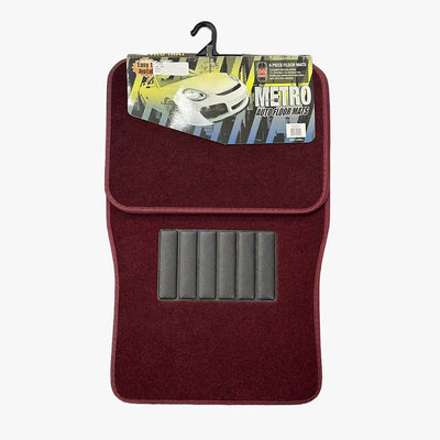 BDK METRO-MAT 4-PC CARPET CAR MAT - 7020