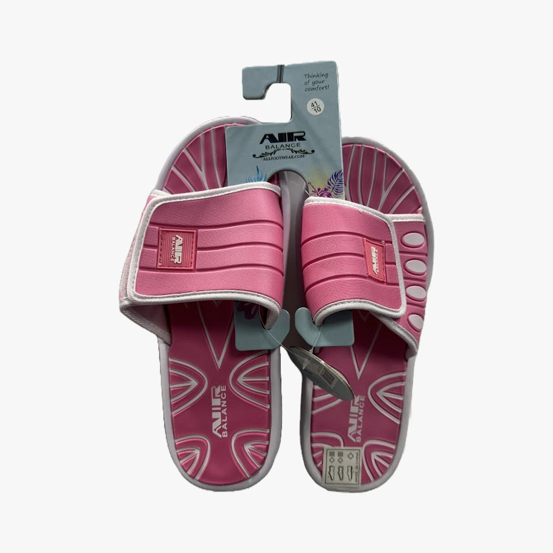 WOMEN WHOLESALE AIR-BALANCE FASHION BEACH SLIPPERS (ABS8034W) SIZES 6-11 ASSORTED COLORS - 9704