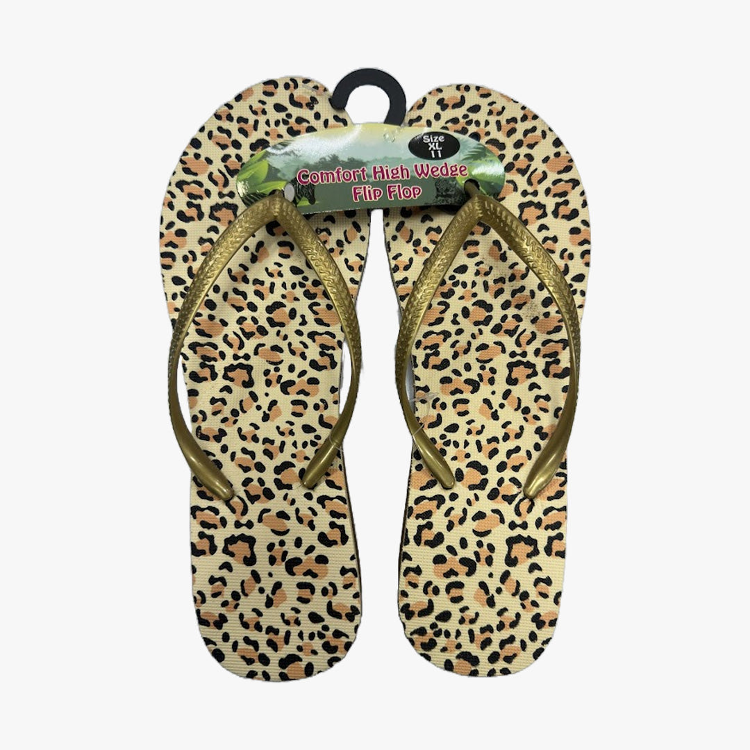 WOMEN WHOLESALE HIGH WEDGE FLIP-FLIP FASHION SANDALS SIZES SMALL-XL ASSORTED COLORS (AG8019) - 9736
