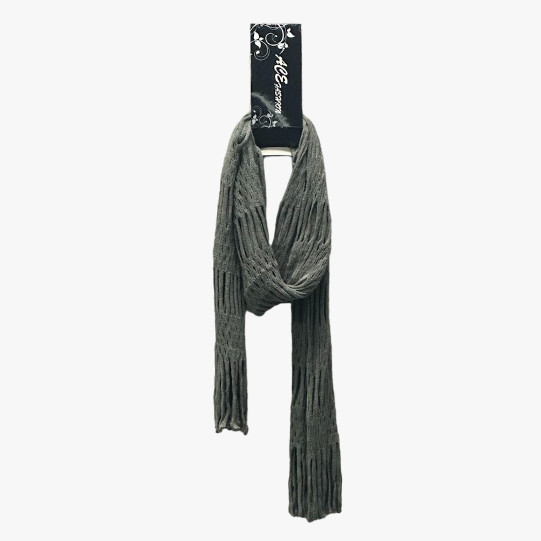 ACE WOMEN FASHION SCARF ASSORTED COLORS (46534-3) - 6308