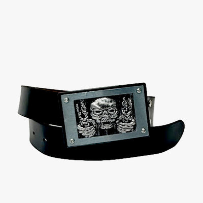 WHOLESALE BELTS FOR MEN BIG SKULL BUCKLE - 8405