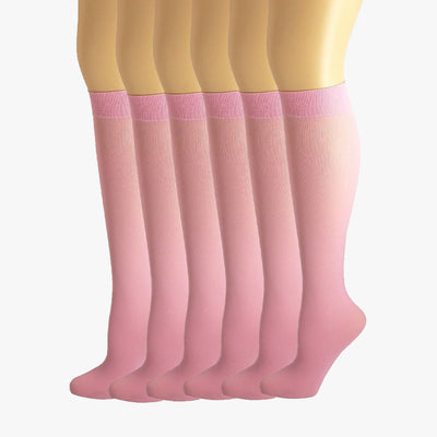 LADIES TIGHTS COMFORT TOP KNEE HIGH TIGHT SOCKS ONE SIZE PURPLE - 1147