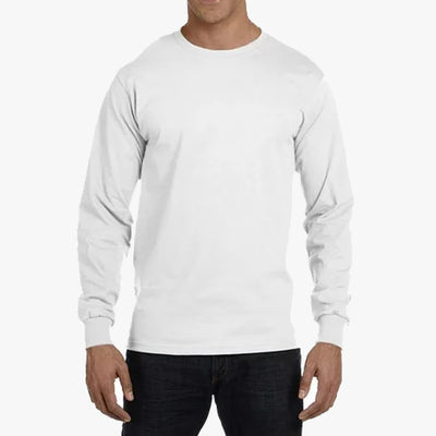 MEN LONG-SLEEVE UNITED TEXTILES COTTON WHOLESALE MEN T-SHIRTS - 5004